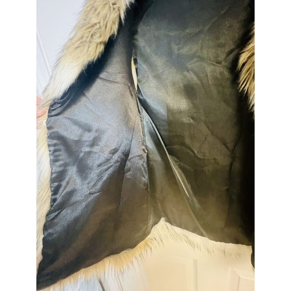 Chicwish Faux Fur Vest Tan Brown Cozy Comfy Boho Hippie Indie Street  Size Small - Picture 5 of 7